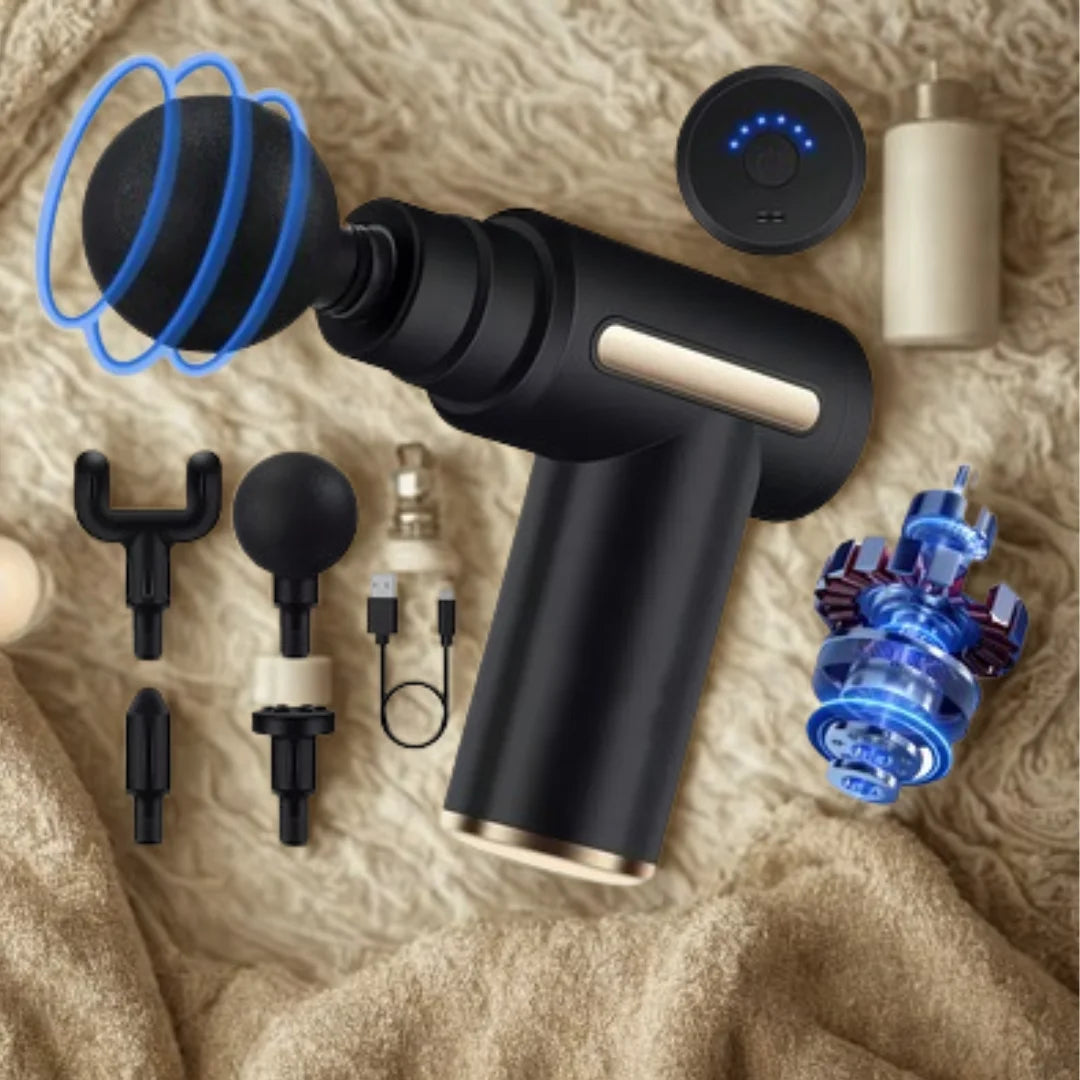 Pistola de Masaje 5 Cabezales