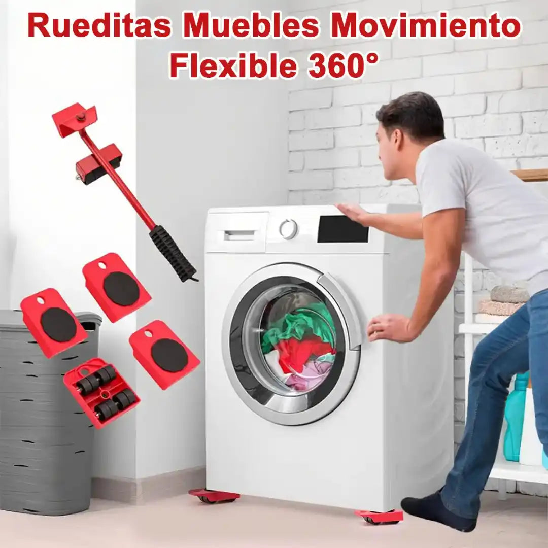 Kit Elevador Para Muebles Pesados