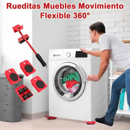 Kit Elevador Para Muebles Pesados