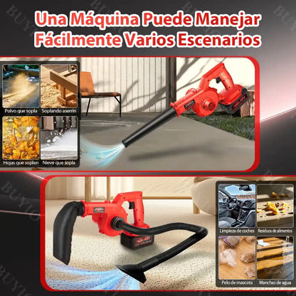Sopladora Aspiradora Profesional 4 en 1 Inalámbrica