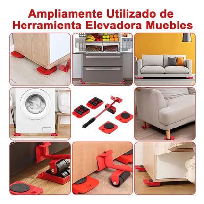 Kit Elevador Para Muebles Pesados