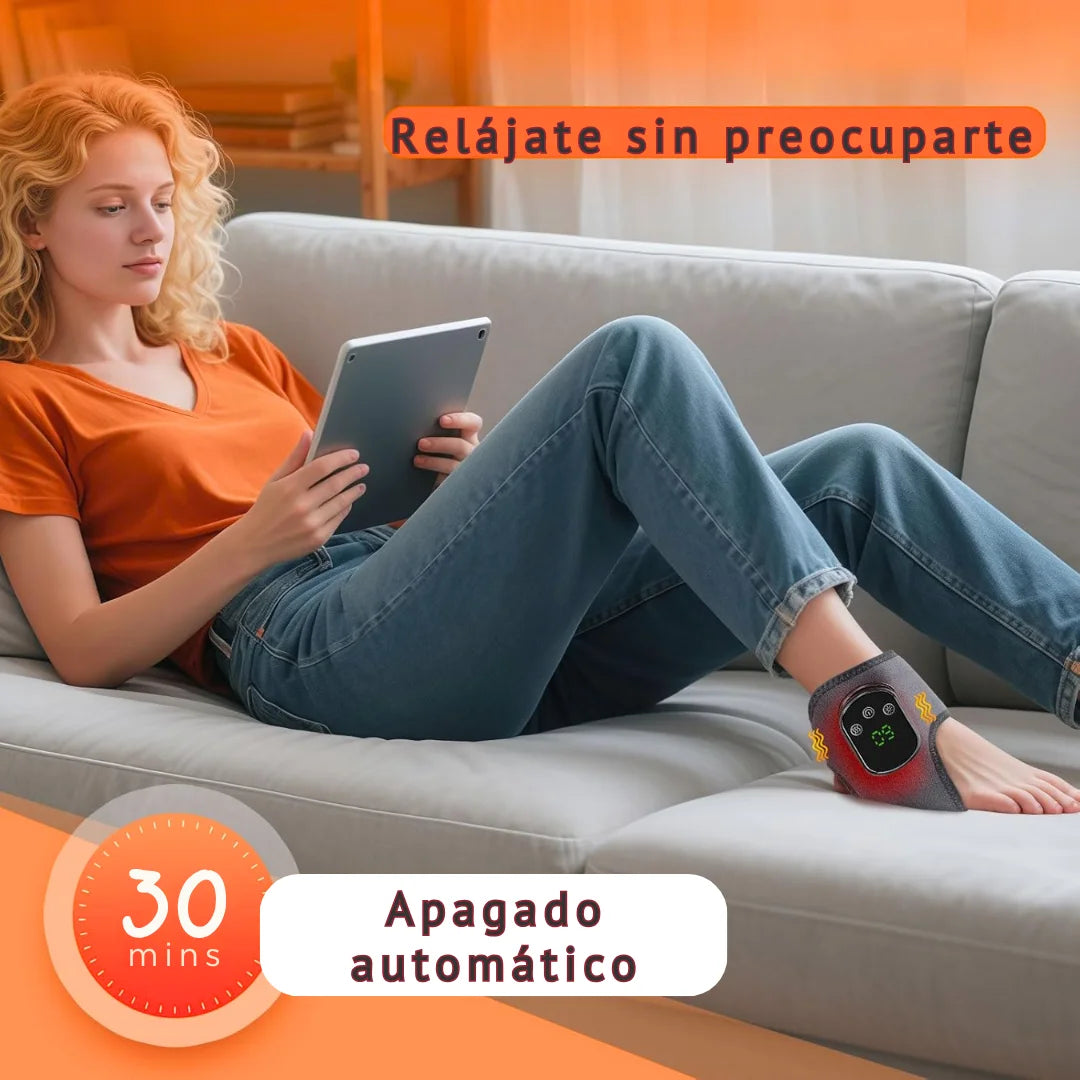 Masajeador De Pies,inalámbrico Con Calor Tobillera Térmica