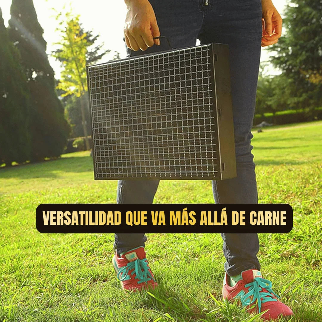 Mini Parrilla Portátil De Acero Inoxidable