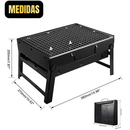 Mini Parrilla Portátil De Acero Inoxidable