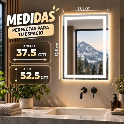 Espejo LED Touch 3 Tonos