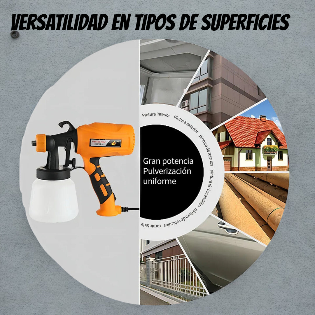 Pistola de Pintura Eléctrica Portátil y Profesional