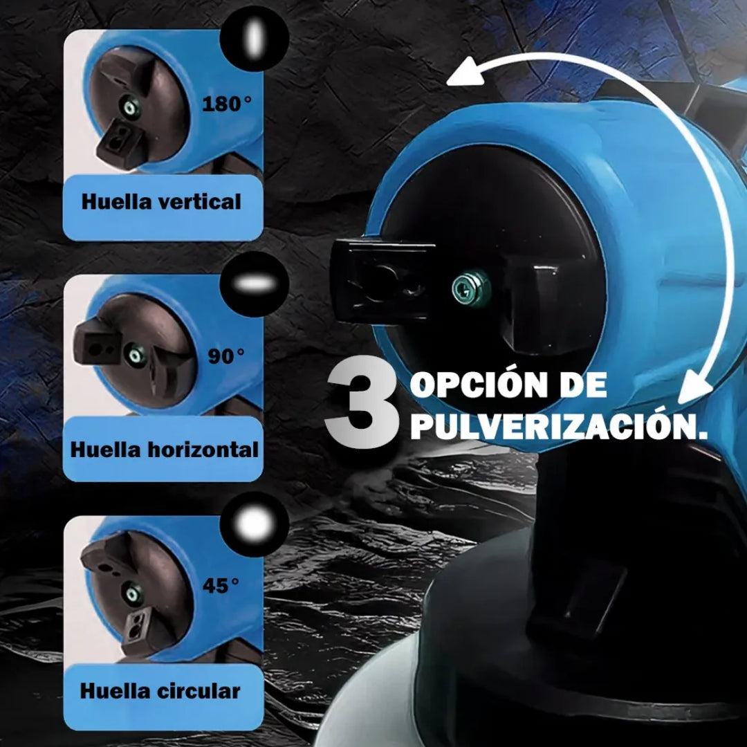 Pistola de Pintura Inalámbrica Eléctrica Portátil y Profesional