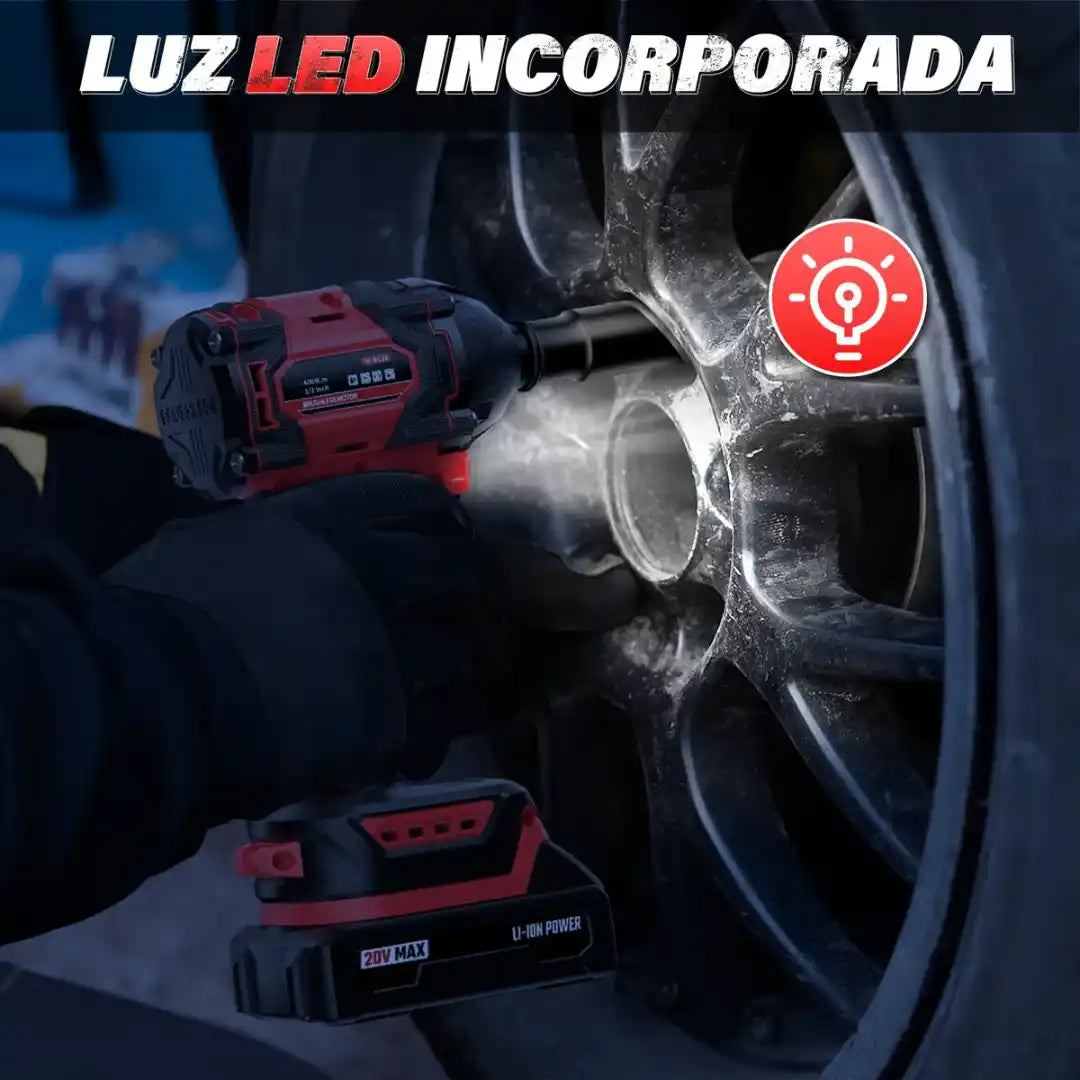 Llave De Impacto Profesional Inalámbrica 1/2