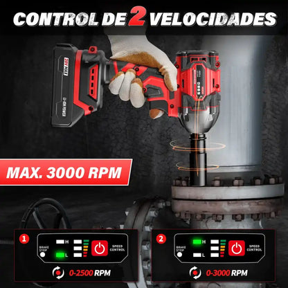 Llave De Impacto Profesional Inalámbrica 1/2